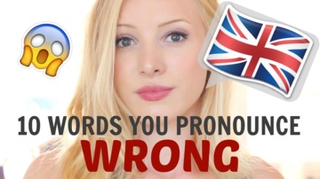 10 English Words That You Pronounce INCORRECTLY