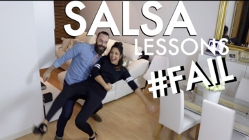 Teaching My Canadian Husband to Dance Salsa (Epic Fail)